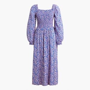JCREW tea length floral dress- Petite Small